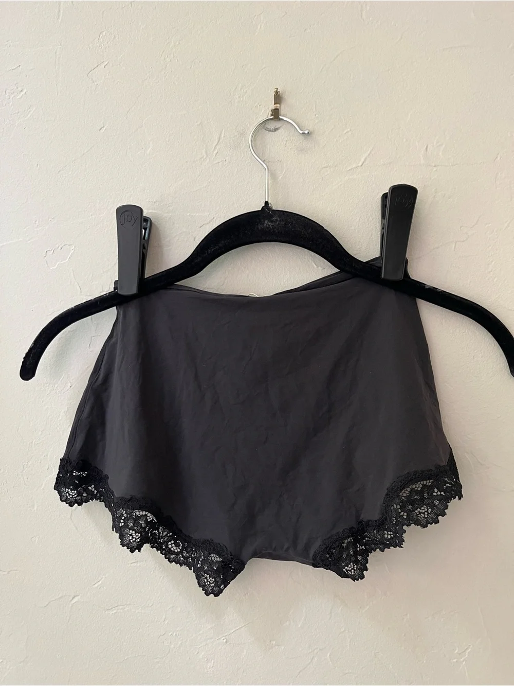 🖤SKIMS FITS EVERYBODY LACE BOY SHORTS PANTIES IN ONYX M